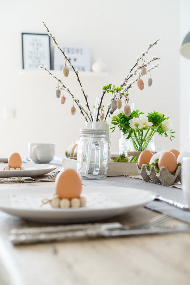 tischdeko-ostern-90_8 Asztal dekoráció Húsvét