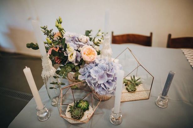 Asztali dekoráció-esküvői ötletek