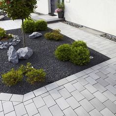 vorgarten-ideen-modern-20 Front garden ötletek modern