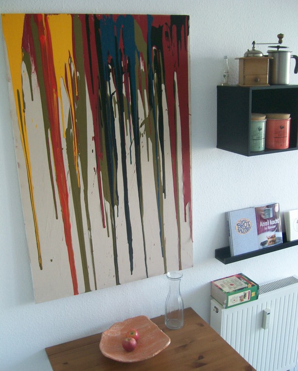 wanddeko-wohnzimmer-selber-machen-26_17 Fali dekoráció nappali csináld magad