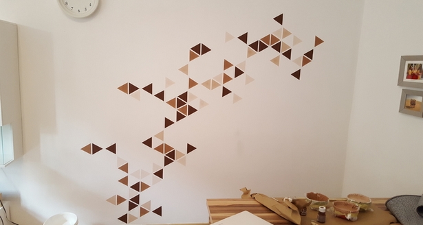 dreiecke-an-die-wand-malen-46 Háromszögek festése a falon