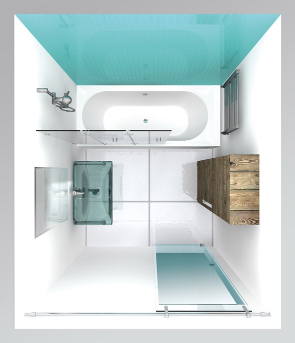 einrichtungsideen-kleine-badezimmer-61_7 Belsőépítészeti ötletek kis fürdőszobák