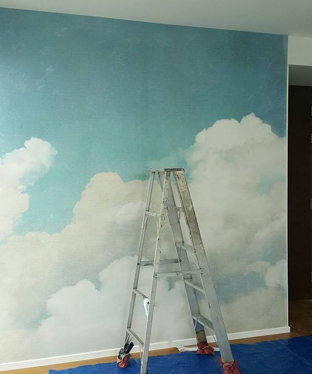 wolken-wand-malen-39_8 Felhők falfestmény