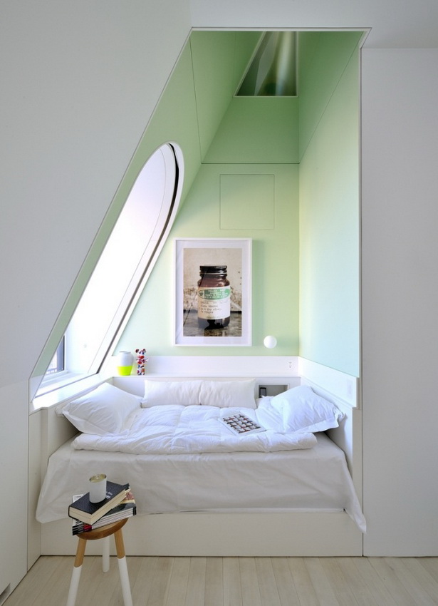 schlafzimmer-mit-dachschrge-gestalten-14 Tervezés hálószoba lejtős mennyezet