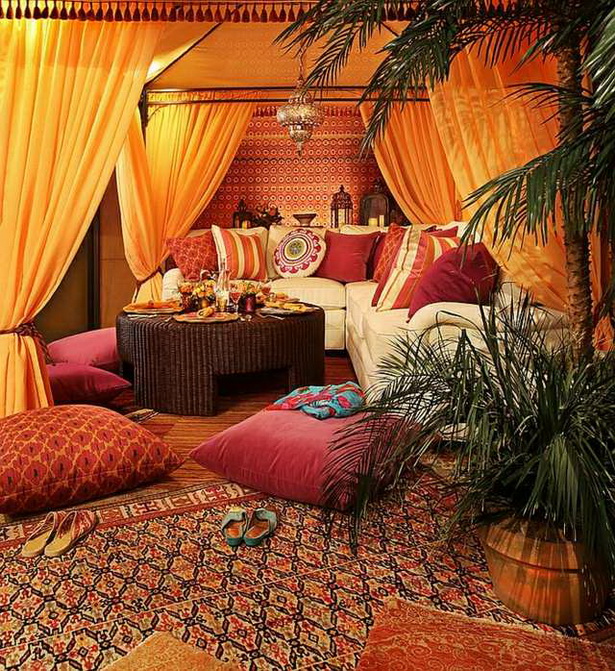 schlafzimmer-orientalisch-einrichten-55 Hálószoba beállítása Keleti