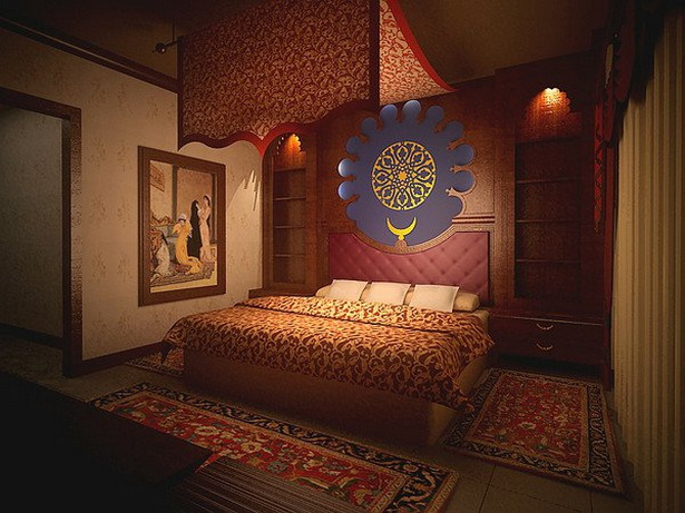 schlafzimmer-orientalisch-gestalten-51_17 Hálószoba design keleti