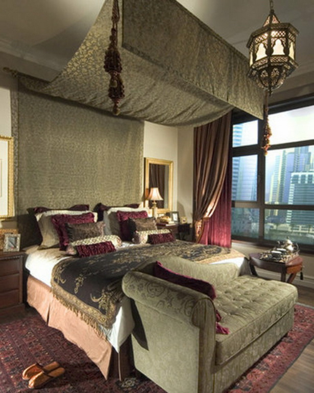 schlafzimmer-orientalisch-gestalten-51_3 Hálószoba design keleti