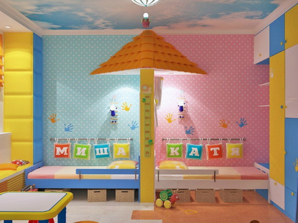 zimmer-dekoration-kinderzimmer-38_13 Szoba dekoráció gyermekszoba