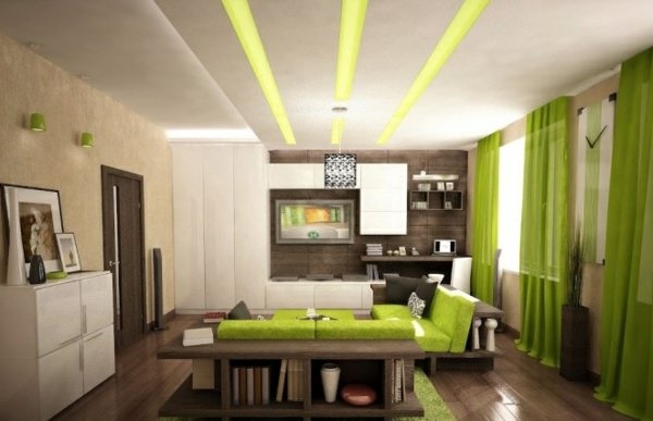 deko-grn-wohnzimmer-16 Deco zöld nappali