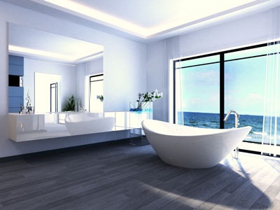 moderne-bder-mit-freistehender-badewanne-47_6 Modern fürdőszobák szabadon álló káddal