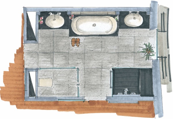 moderne-bder-mit-sauna-96_8 Modern fürdőszobák szaunával