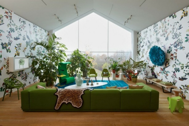 pflanzen-dekoration-wohnzimmer-63_15 Növények dekoráció nappali