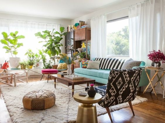pflanzen-dekoration-wohnzimmer-63_3 Növények dekoráció nappali
