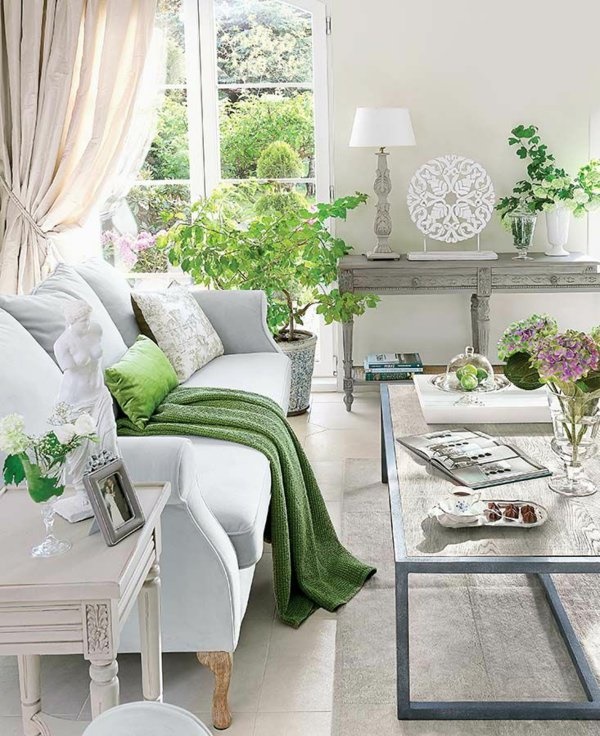 pflanzen-dekoration-wohnzimmer-63_7 Növények dekoráció nappali