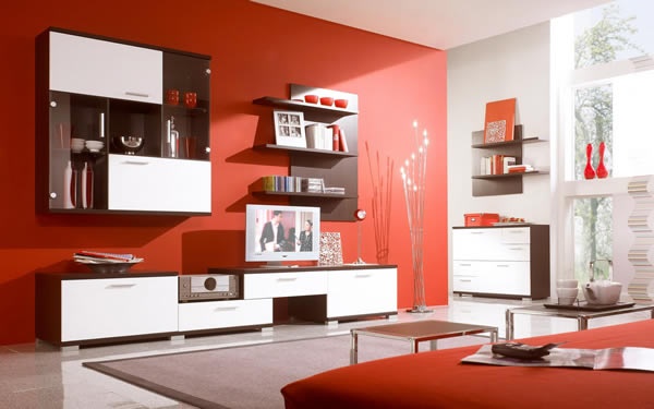 rote-dekoration-wohnzimmer-83_7 Piros dekoráció nappali