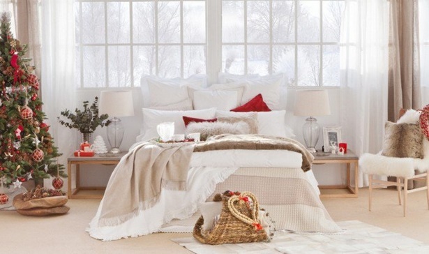 schlafzimmer-weihnachtlich-dekorieren-28_7 Hálószoba karácsonyi díszítő