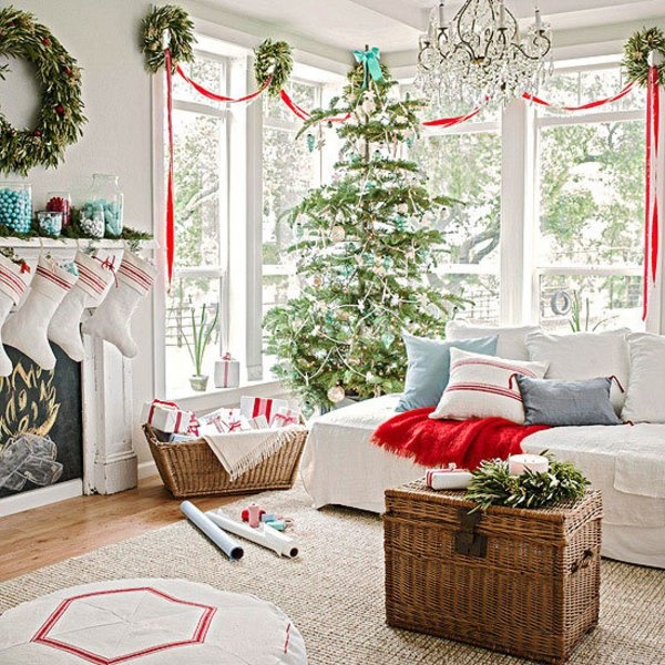 wohnzimmer-deko-weihnachten-95_4 Nappali dekoráció Karácsony
