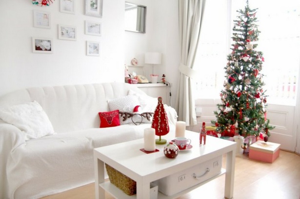 wohnzimmer-dekorieren-weihnachten-07_2 Nappali díszítő karácsony