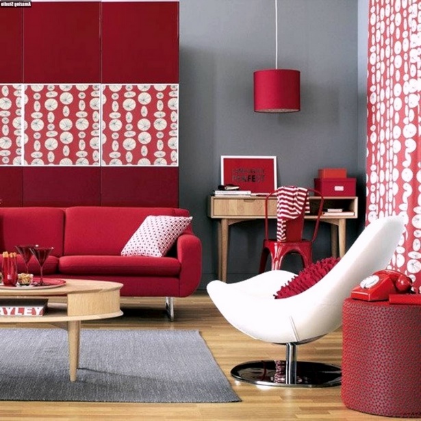 wohnzimmer-in-rot-gestaltet-73_18 Nappali díszített Piros