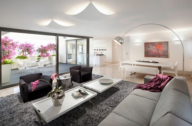 wohnzimmer-modern-dekorieren-20 Modern díszítő nappali