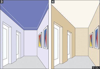 farbgestaltung-schmaler-flur-94 Színes design keskeny folyosón
