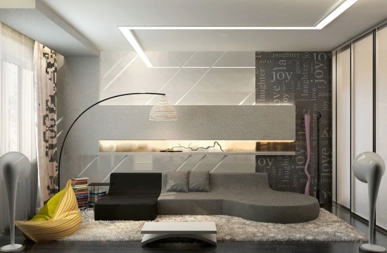 gestaltung-wohnzimmer-modern-80 Design nappali modern
