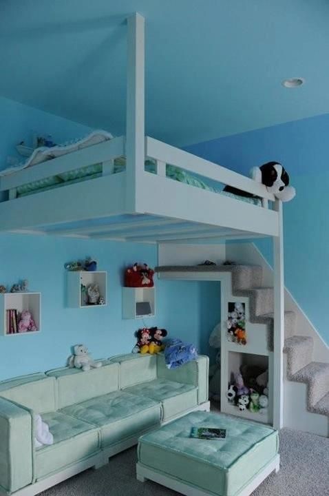 Bútor gyermekszoba tetőtéri ágy