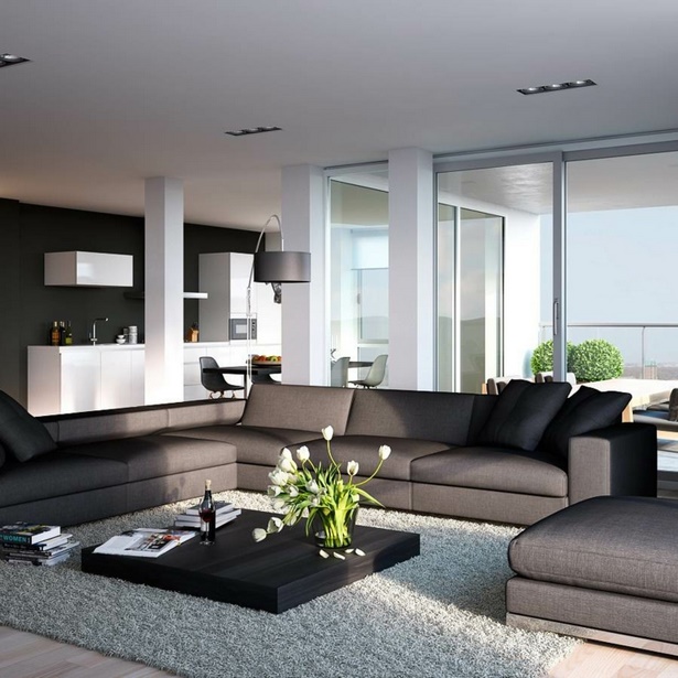 modern-eingerichtete-wohnzimmer-70_2 Modern bútorozott nappali