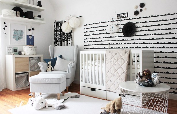 babyzimmer-gunstig-gestalten-12 Olcsó design baba szobák