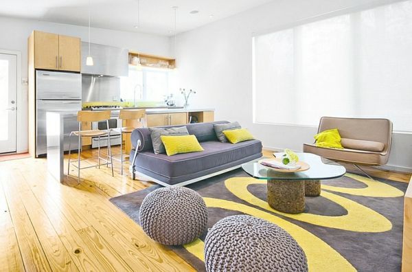 farbgestaltung-wohnzimmer-grau-91_10 Színes design nappali szürke