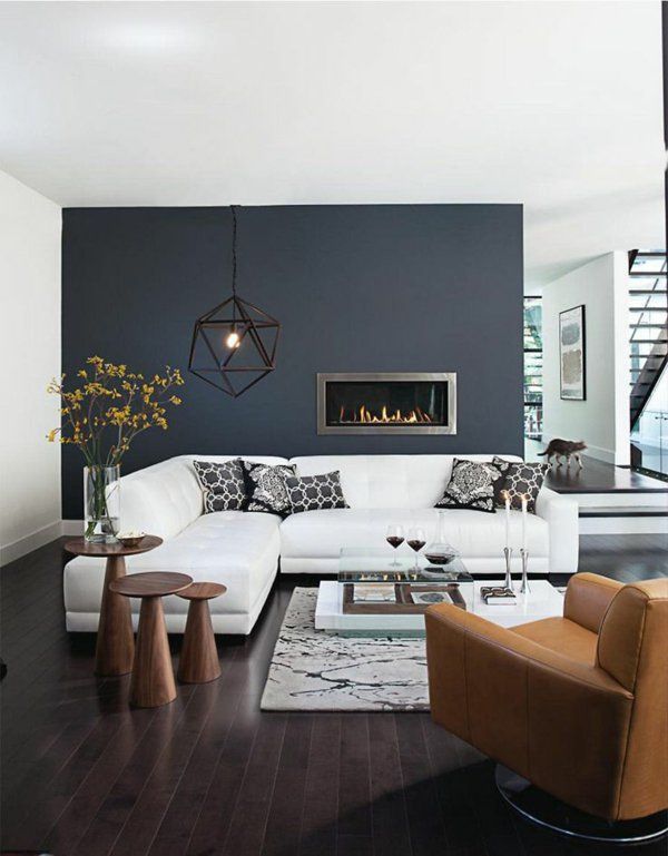 farbgestaltung-wohnzimmer-grau-91_12 Színes design nappali szürke