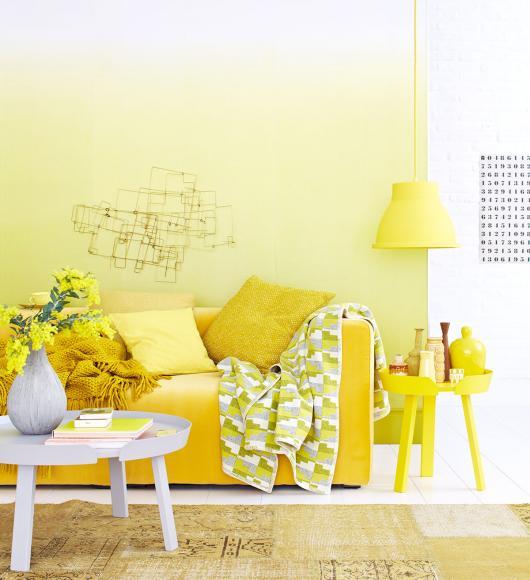 gelbe-wandfarbe-wohnzimmer-50_20 Sárga fal színes nappali