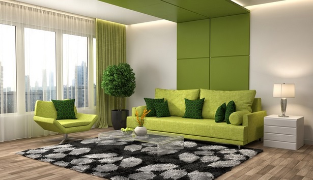 grau-grun-wohnzimmer-49_11 Szürke zöld nappali