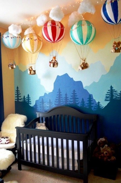 heissluftballon-deko-kinderzimmer-85_9 Hőlégballon dekoráció gyermekszoba