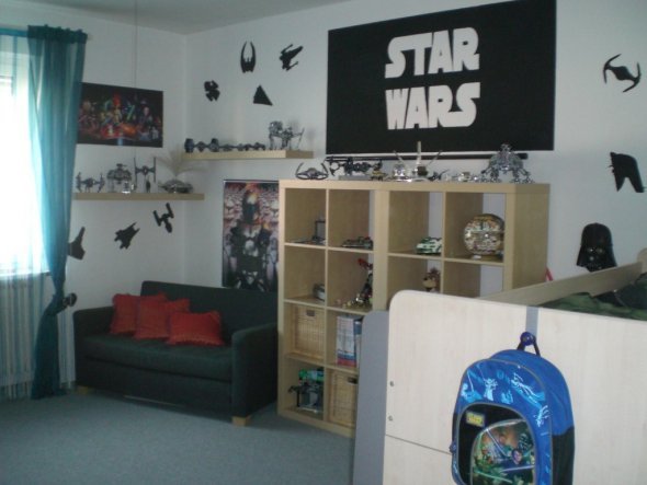 kinderzimmer-deko-star-wars-75_11 Gyerekszoba dekoráció Csillagok háborúja