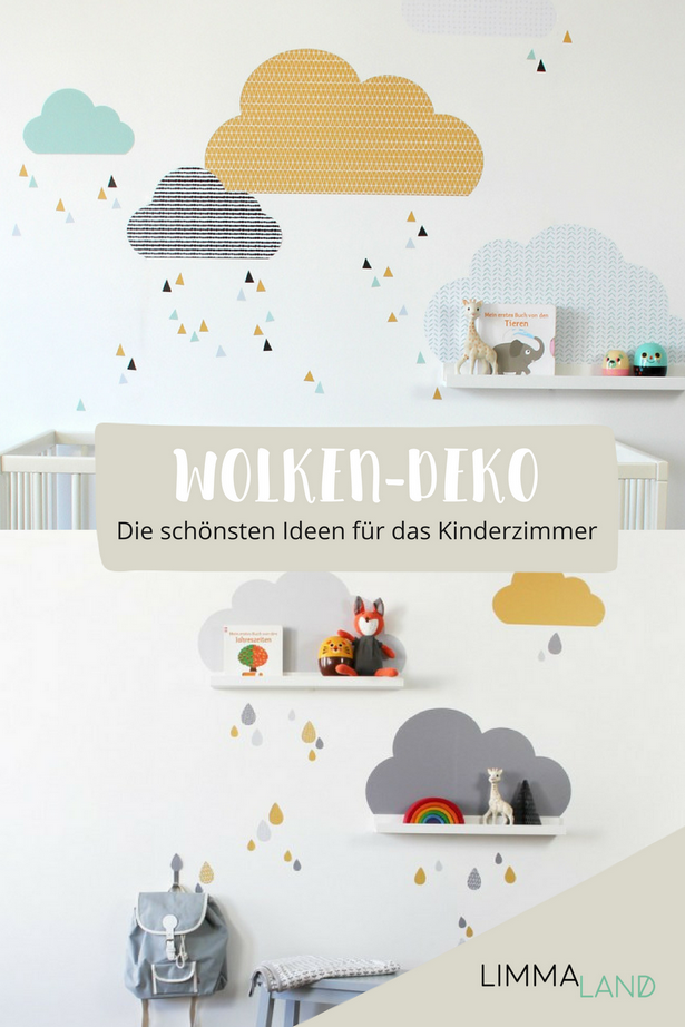 kinderzimmer-deko-wolke-94 Gyermekszoba dekoráció felhő