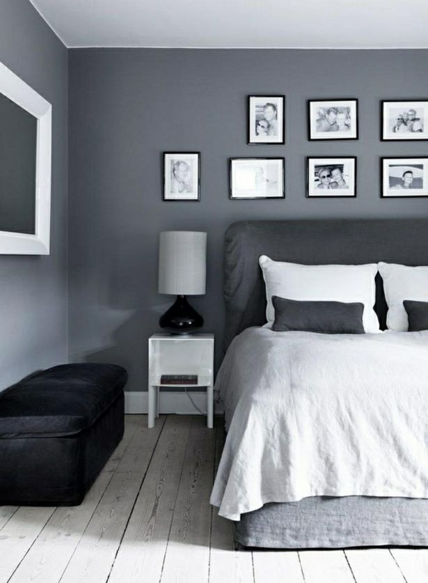 schlafzimmer-design-grau-30 Hálószoba kialakítása szürke