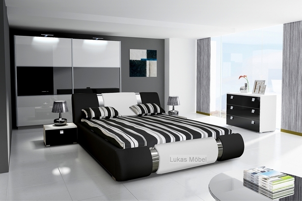 schlafzimmer-grau-weiss-schwarz-95_12 Hálószoba szürke fehér fekete