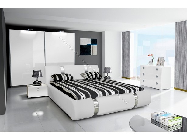 schlafzimmer-grau-weiss-schwarz-95_5 Hálószoba szürke fehér fekete