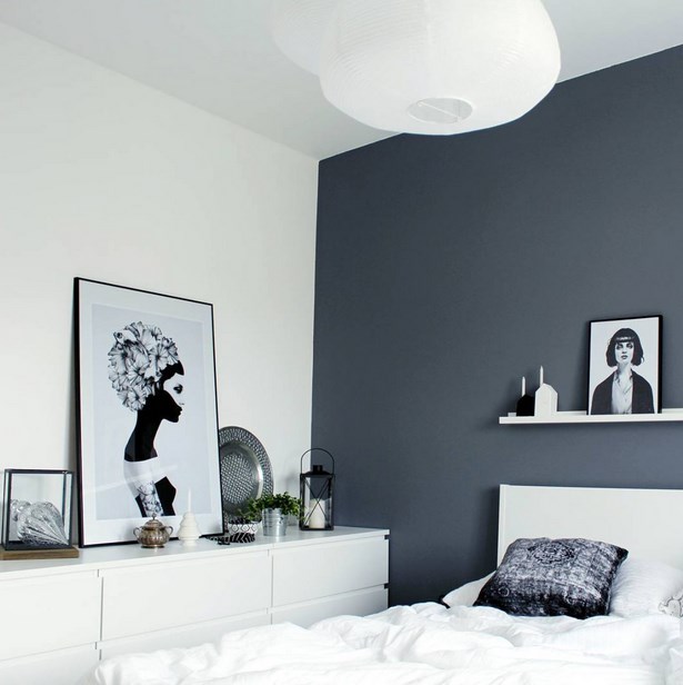 schlafzimmer-grau-weiss-schwarz-95_7 Hálószoba szürke fehér fekete
