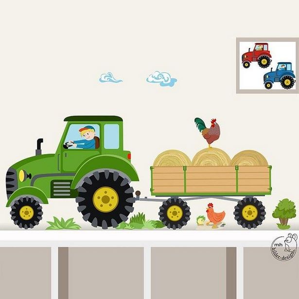 traktor-deko-kinderzimmer-45_13 Traktor dekoráció gyermekszoba