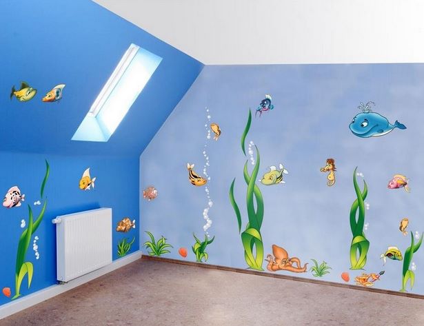 wand-im-kinderzimmer-gestalten-21_12 Tervezzen egy falat a gyermekszobában