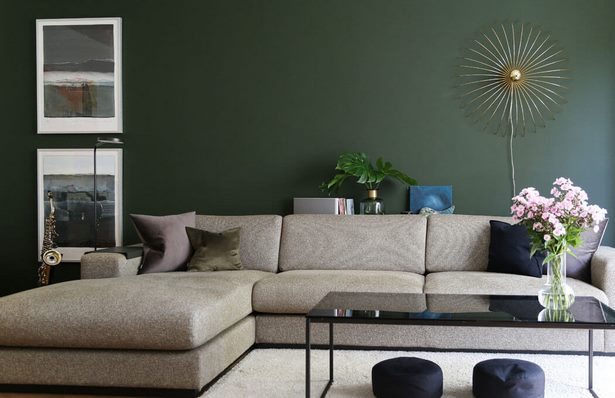 wandfarbe-grun-wohnzimmer-88_16 Fal színe zöld nappali