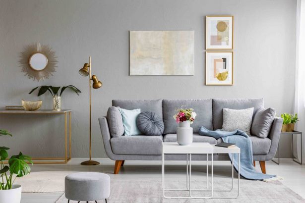 wandfarbe-wohnzimmer-graues-sofa-71_11 Fal színes nappali szürke kanapé