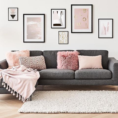 wandfarbe-wohnzimmer-graues-sofa-71_19 Fal színes nappali szürke kanapé