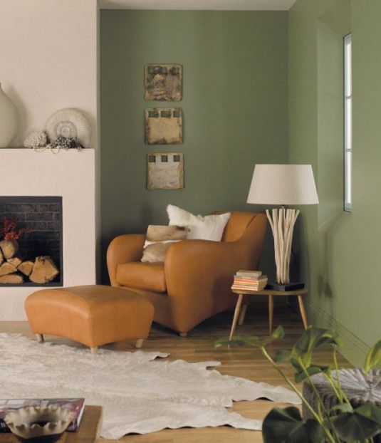 wandfarben-ideen-wohnzimmer-braun-21_5 Fal színek ötletek nappali barna