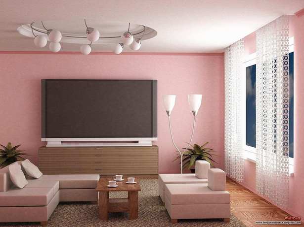 wohnzimmer-beispiele-farbgestaltung-14 Nappali példák színes design