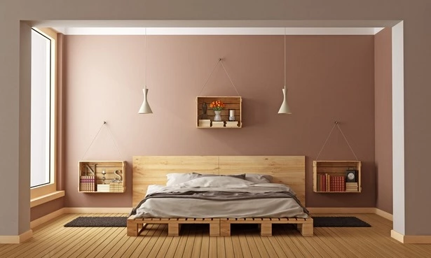 braune-wandfarbe-schlafzimmer-16-1 Barna Hálószoba falfesték