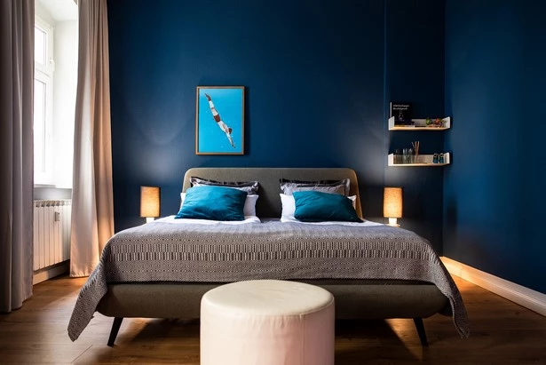 farbgestaltung-schlafzimmer-blau-28_5-14 Hálószoba szín design Kék