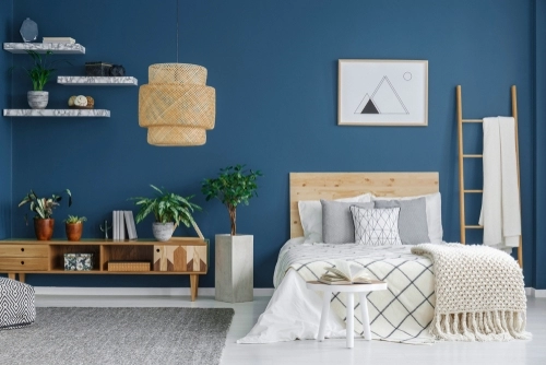 farbgestaltung-schlafzimmer-blau-28_6-15 Hálószoba szín design Kék